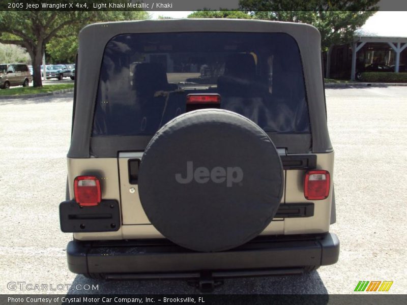 Light Khaki Metallic / Khaki 2005 Jeep Wrangler X 4x4