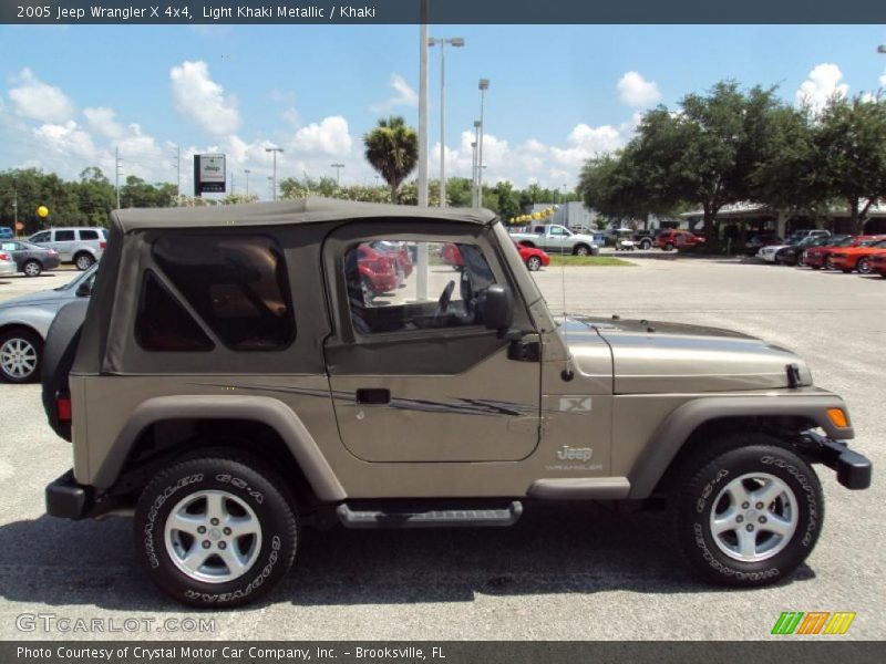 Light Khaki Metallic / Khaki 2005 Jeep Wrangler X 4x4