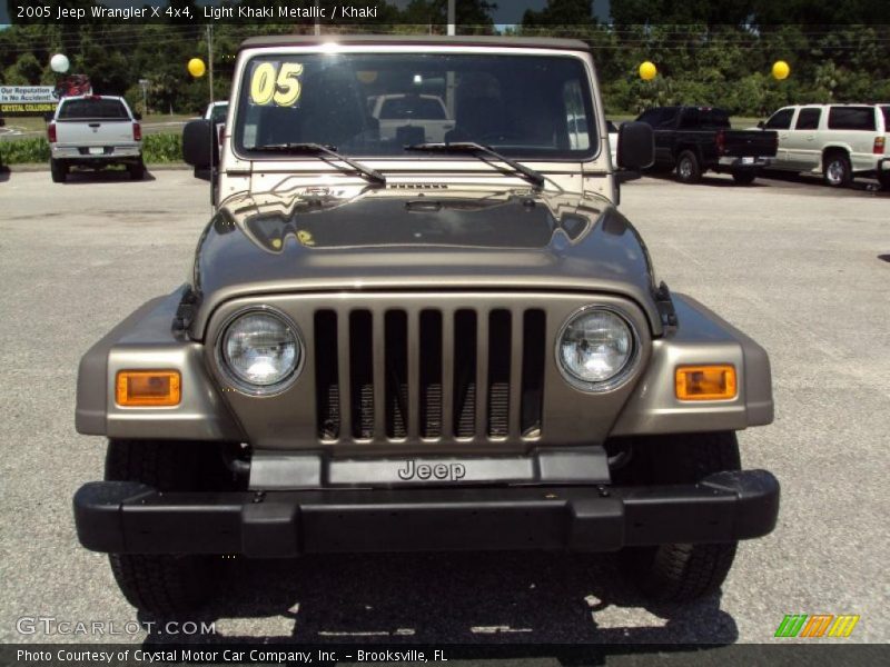 Light Khaki Metallic / Khaki 2005 Jeep Wrangler X 4x4