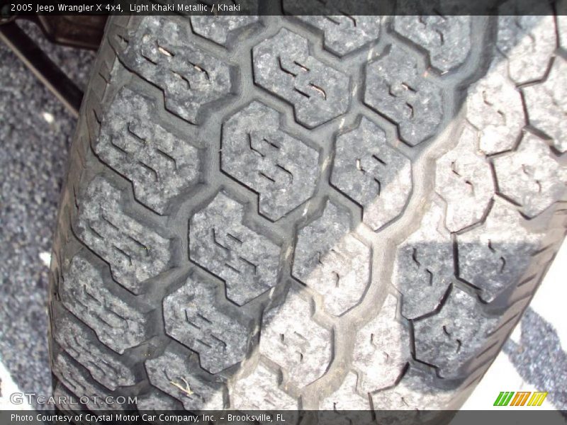 Light Khaki Metallic / Khaki 2005 Jeep Wrangler X 4x4
