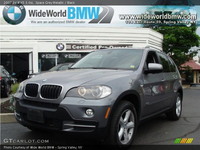 Space Grey Metallic / Black 2007 BMW X5 3.0si