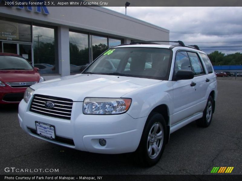 Aspen White / Graphite Gray 2006 Subaru Forester 2.5 X