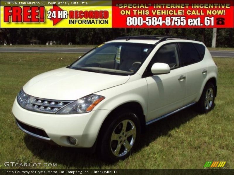 Pearl White / Cafe Latte 2006 Nissan Murano SL