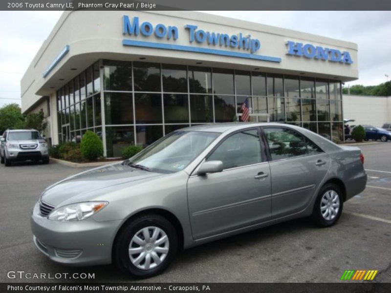 Phantom Gray Pearl / Beige 2006 Toyota Camry LE