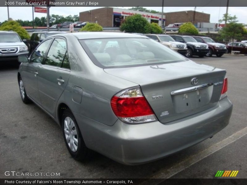 Phantom Gray Pearl / Beige 2006 Toyota Camry LE