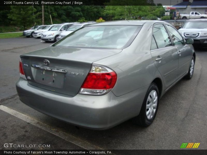 Phantom Gray Pearl / Beige 2006 Toyota Camry LE