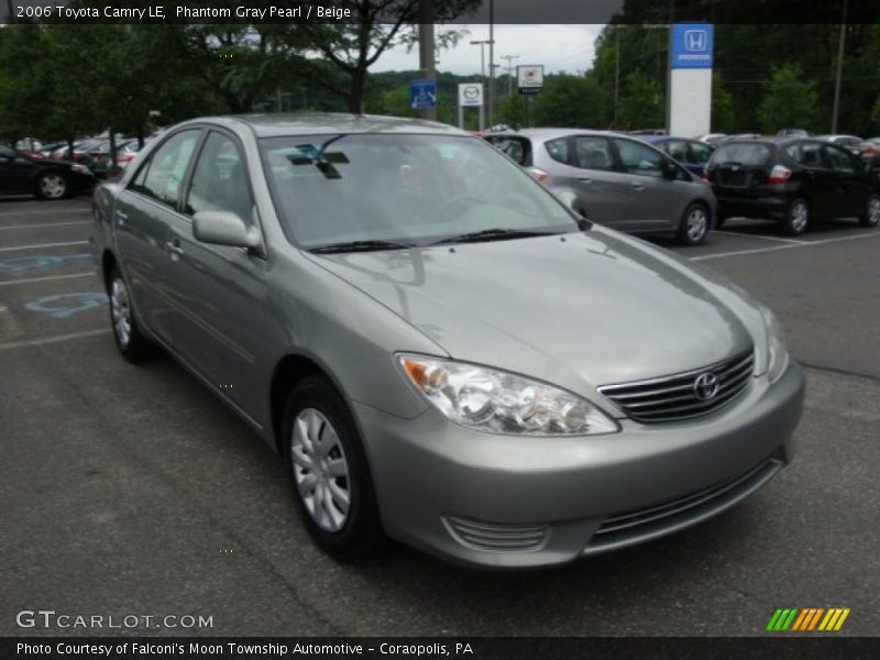 Phantom Gray Pearl / Beige 2006 Toyota Camry LE