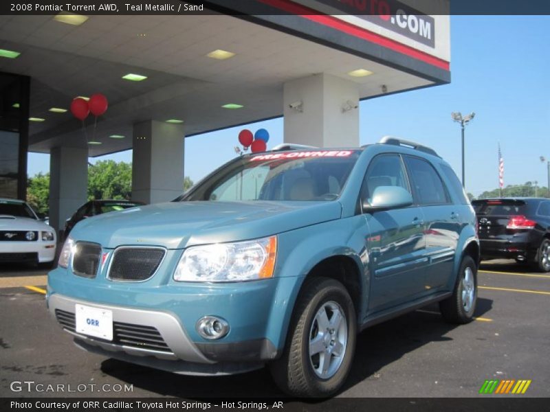 Teal Metallic / Sand 2008 Pontiac Torrent AWD