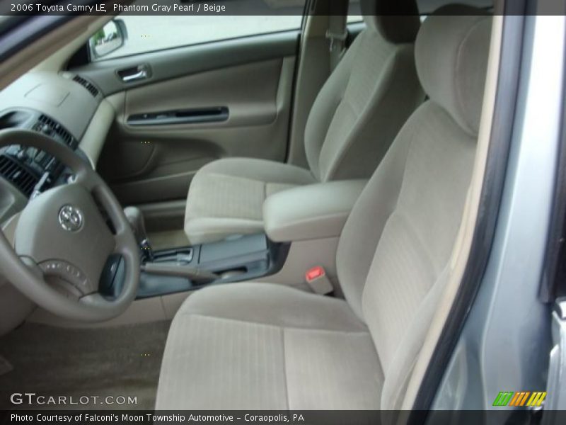 Phantom Gray Pearl / Beige 2006 Toyota Camry LE