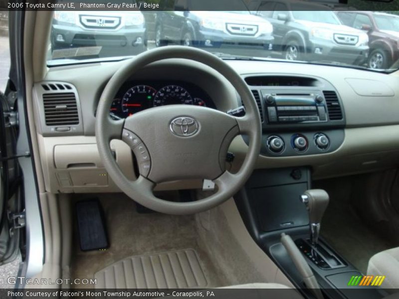 Phantom Gray Pearl / Beige 2006 Toyota Camry LE