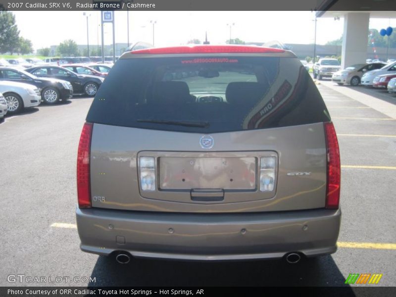 Radiant Bronze / Cashmere 2007 Cadillac SRX V6