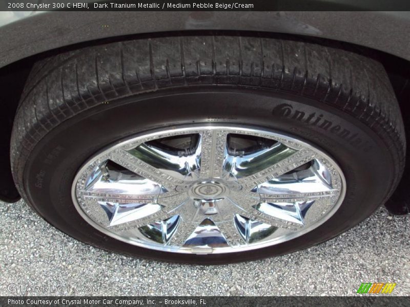 Dark Titanium Metallic / Medium Pebble Beige/Cream 2008 Chrysler 300 C HEMI