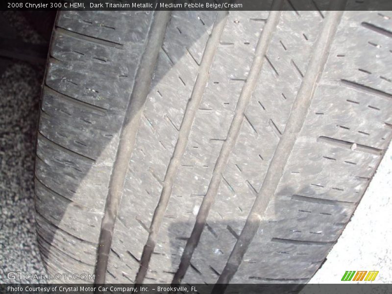 Dark Titanium Metallic / Medium Pebble Beige/Cream 2008 Chrysler 300 C HEMI