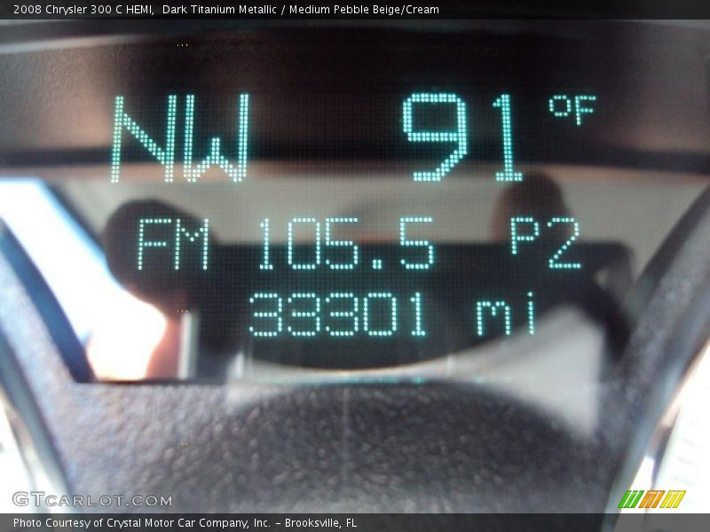 Dark Titanium Metallic / Medium Pebble Beige/Cream 2008 Chrysler 300 C HEMI
