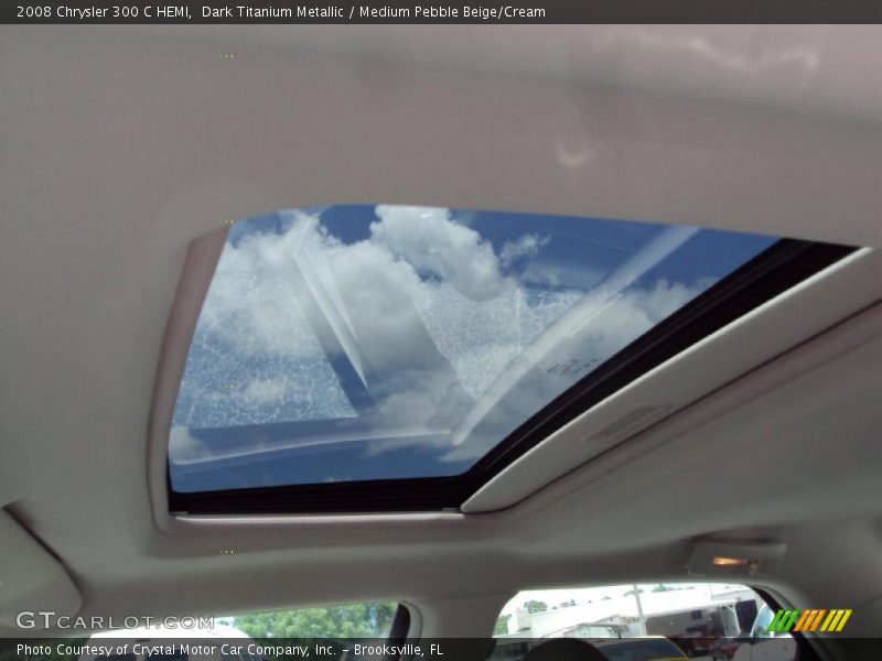 Dark Titanium Metallic / Medium Pebble Beige/Cream 2008 Chrysler 300 C HEMI