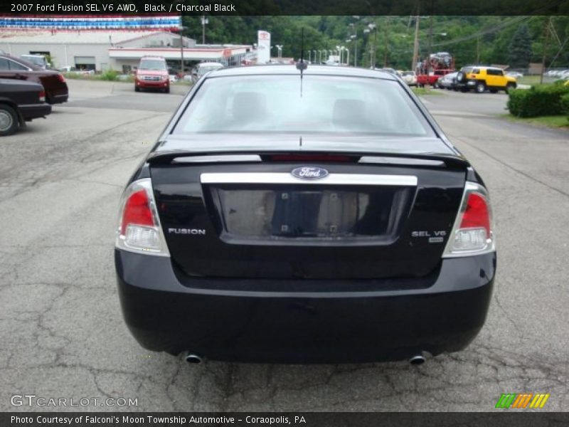 Black / Charcoal Black 2007 Ford Fusion SEL V6 AWD