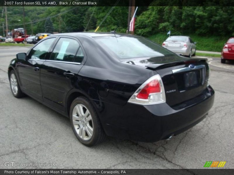 Black / Charcoal Black 2007 Ford Fusion SEL V6 AWD