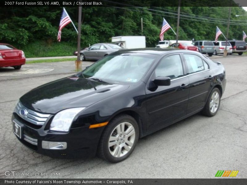 Black / Charcoal Black 2007 Ford Fusion SEL V6 AWD