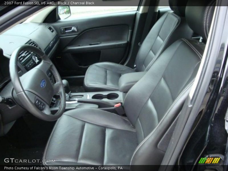 Black / Charcoal Black 2007 Ford Fusion SEL V6 AWD