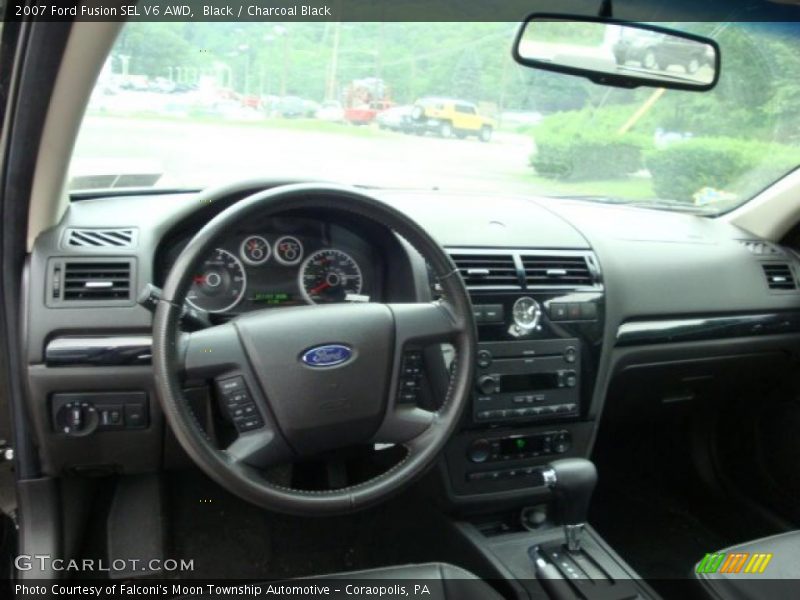 Black / Charcoal Black 2007 Ford Fusion SEL V6 AWD