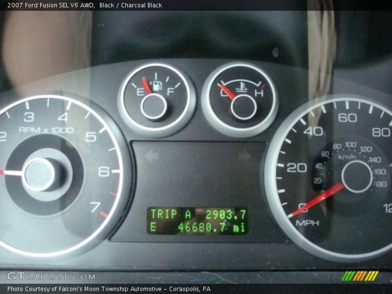 Black / Charcoal Black 2007 Ford Fusion SEL V6 AWD