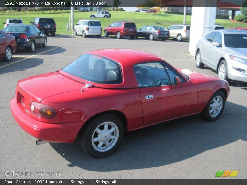 Classic Red / Black 1992 Mazda MX-5 Miata Roadster