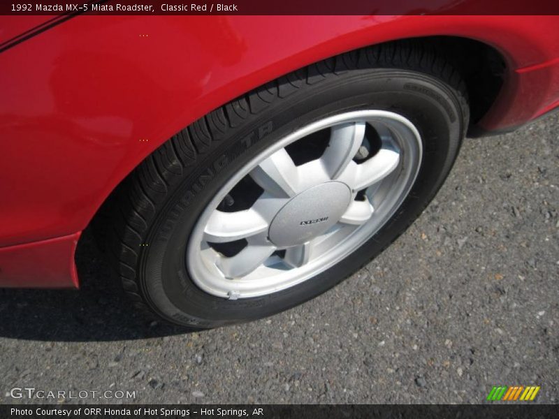 Classic Red / Black 1992 Mazda MX-5 Miata Roadster