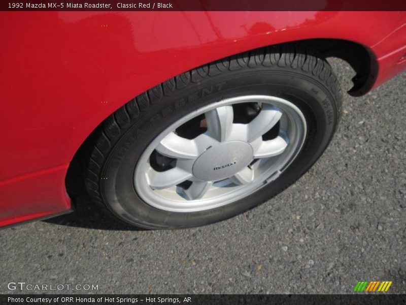 Classic Red / Black 1992 Mazda MX-5 Miata Roadster