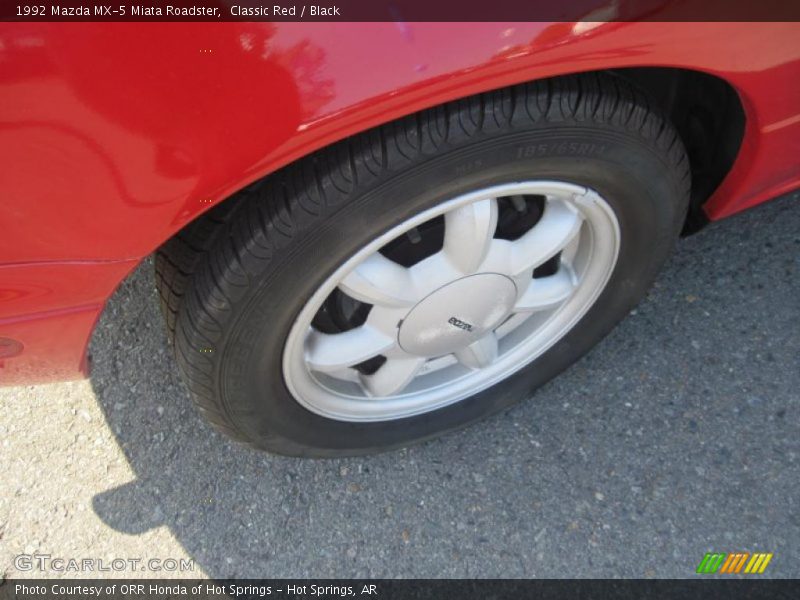 Classic Red / Black 1992 Mazda MX-5 Miata Roadster