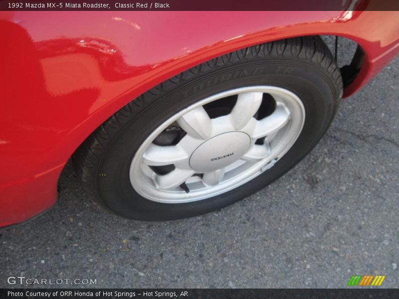 Classic Red / Black 1992 Mazda MX-5 Miata Roadster