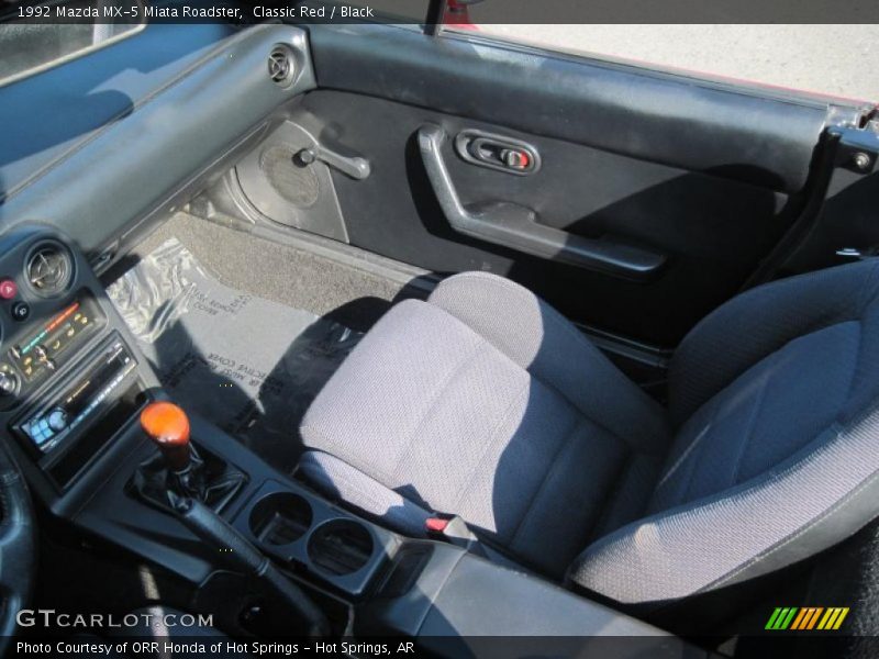 Classic Red / Black 1992 Mazda MX-5 Miata Roadster