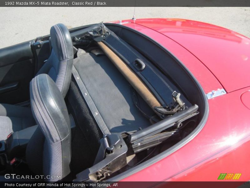 Classic Red / Black 1992 Mazda MX-5 Miata Roadster