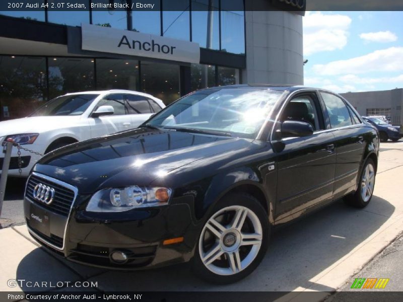 Brilliant Black / Ebony 2007 Audi A4 2.0T Sedan