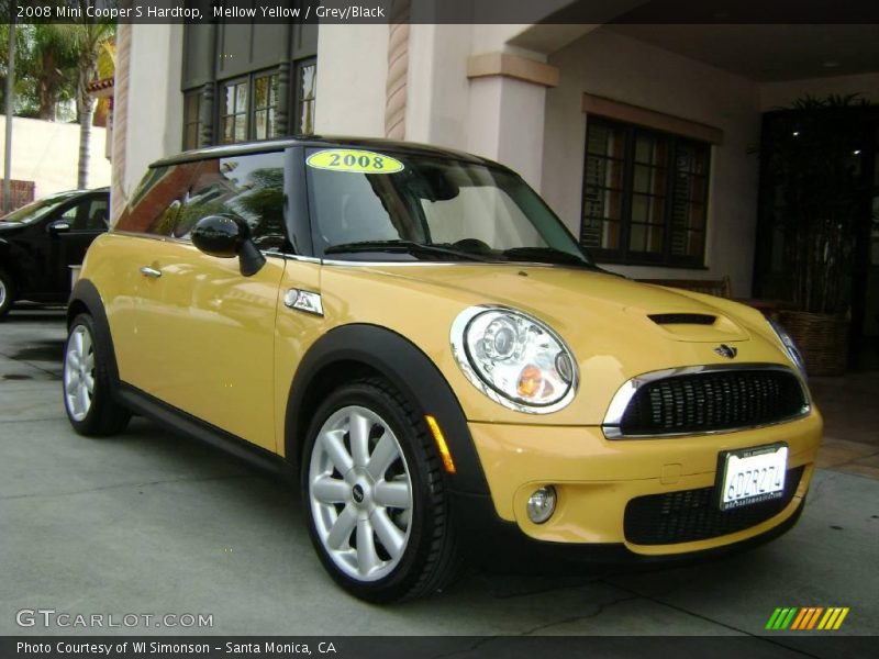 Mellow Yellow / Grey/Black 2008 Mini Cooper S Hardtop