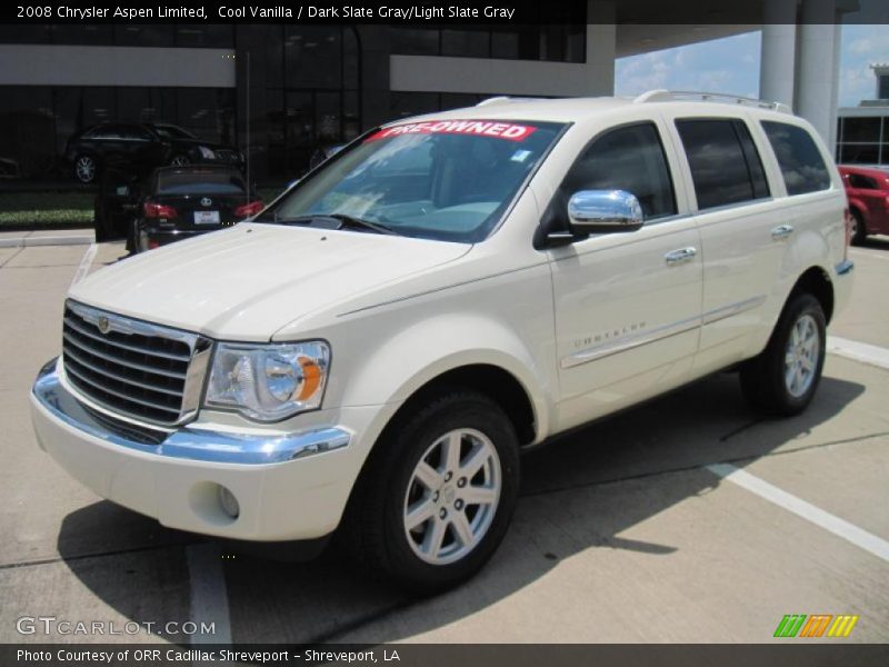 Cool Vanilla / Dark Slate Gray/Light Slate Gray 2008 Chrysler Aspen Limited