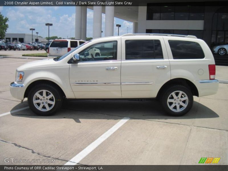 Cool Vanilla / Dark Slate Gray/Light Slate Gray 2008 Chrysler Aspen Limited