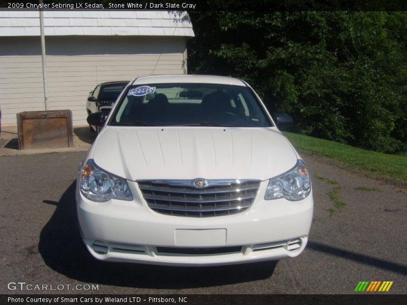 Stone White / Dark Slate Gray 2009 Chrysler Sebring LX Sedan