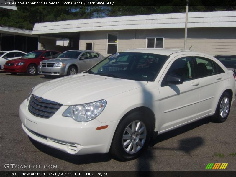 Stone White / Dark Slate Gray 2009 Chrysler Sebring LX Sedan