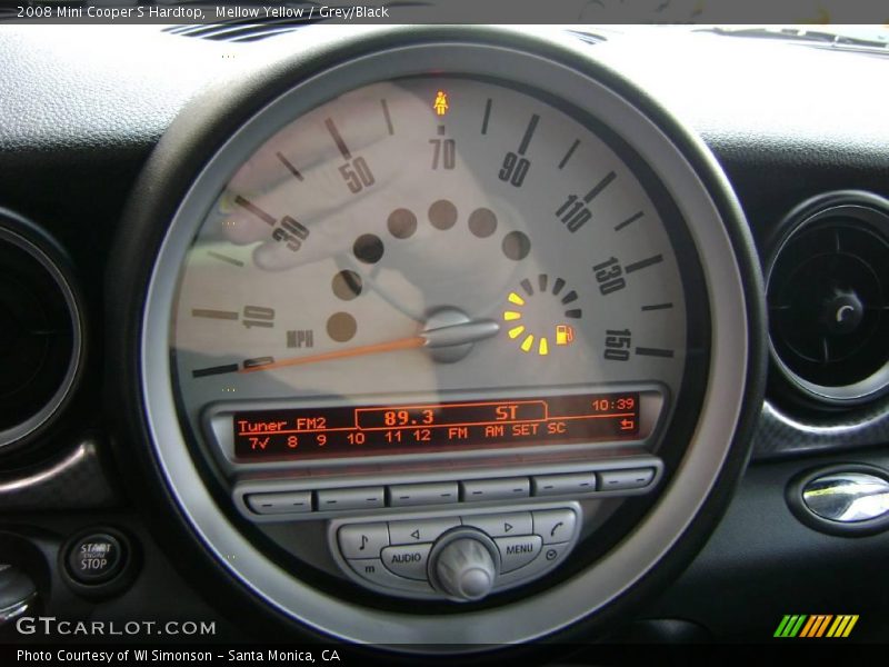 Mellow Yellow / Grey/Black 2008 Mini Cooper S Hardtop