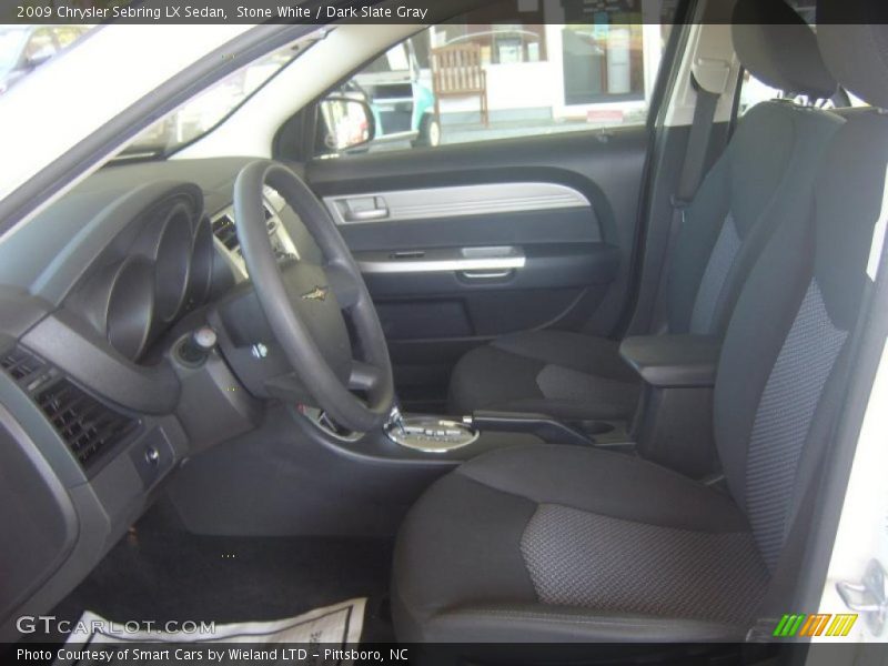 Stone White / Dark Slate Gray 2009 Chrysler Sebring LX Sedan