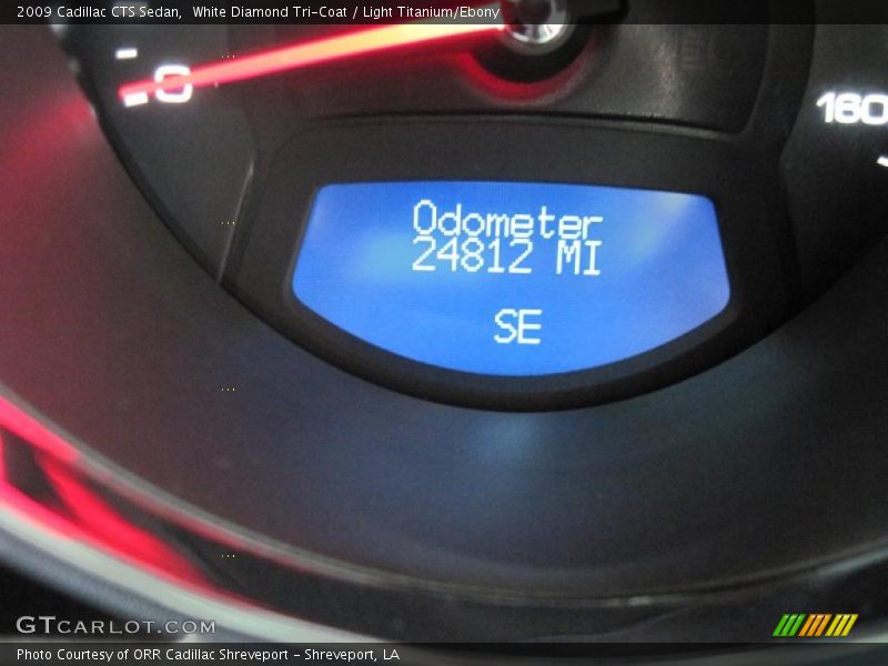 White Diamond Tri-Coat / Light Titanium/Ebony 2009 Cadillac CTS Sedan