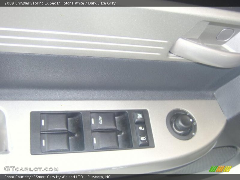 Stone White / Dark Slate Gray 2009 Chrysler Sebring LX Sedan