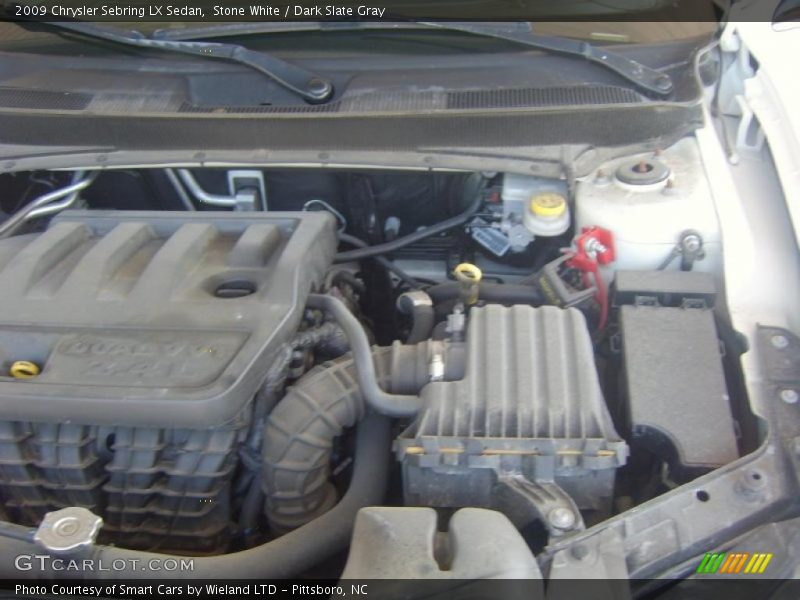 Stone White / Dark Slate Gray 2009 Chrysler Sebring LX Sedan