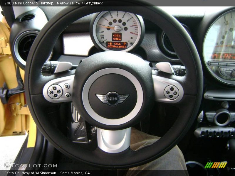Mellow Yellow / Grey/Black 2008 Mini Cooper S Hardtop