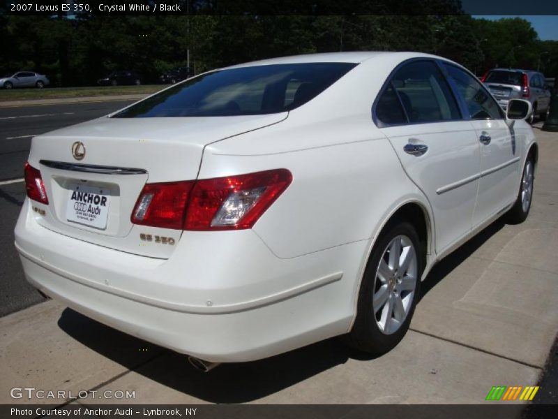 Crystal White / Black 2007 Lexus ES 350