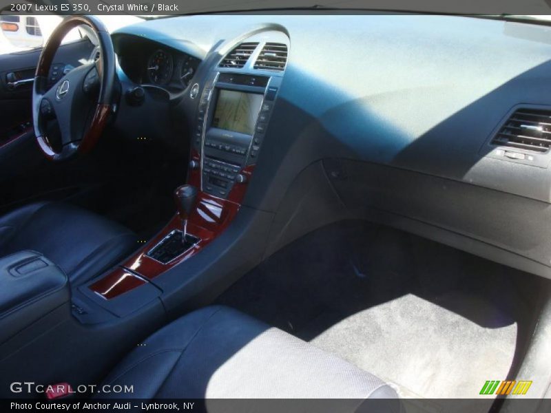 Crystal White / Black 2007 Lexus ES 350