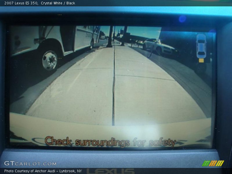 Crystal White / Black 2007 Lexus ES 350