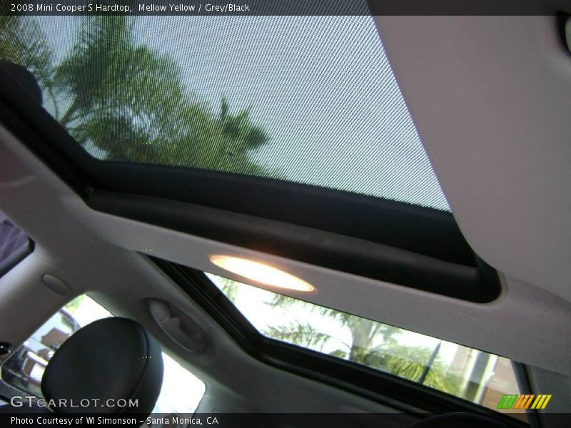 Mellow Yellow / Grey/Black 2008 Mini Cooper S Hardtop