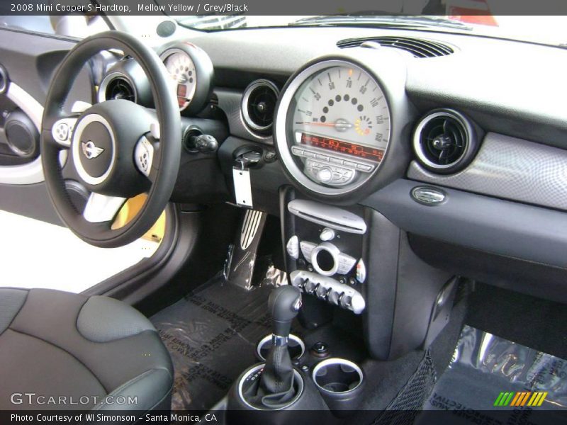 Mellow Yellow / Grey/Black 2008 Mini Cooper S Hardtop