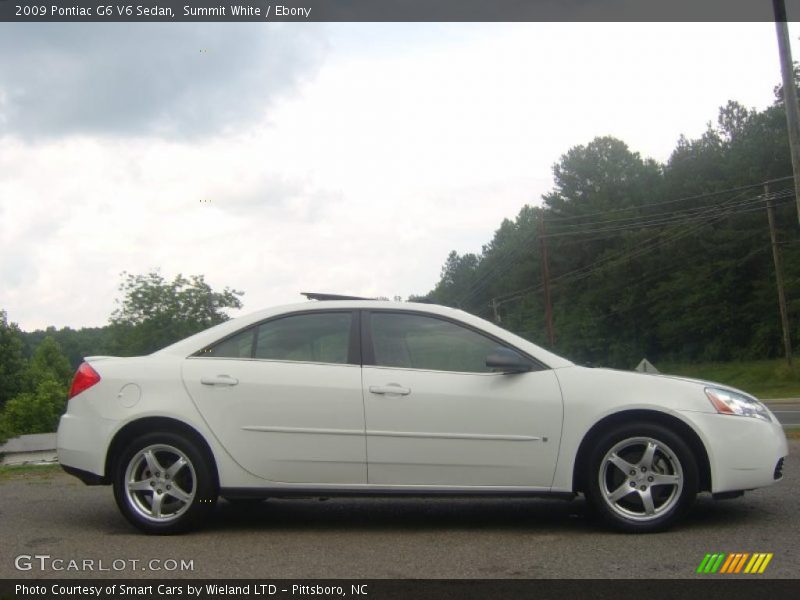 Summit White / Ebony 2009 Pontiac G6 V6 Sedan